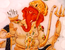 Ganesha Tanjore Painting