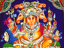 Ganesha Tanjore Painting