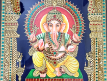 Ganesha Tanjore Painting