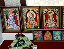 Home Mandir Painting