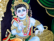 Ladoo Gopal Painting