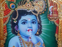 Ladoo Gopal Painting