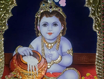 Ladoo Gopal Painting