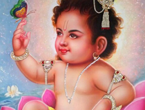 Ladoo Gopal Painting