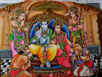 Ram Darbar Painting