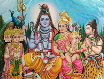 Shiv Parivar Painting