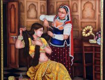 Traditional Ladies Painting