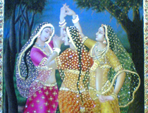 Traditional Ladies Painting