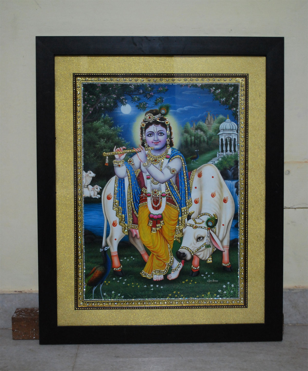 Shree Krishan Tanjore Painting